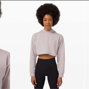 lululemon athletica All YoursWomen's Cropped Hoodie - Light Purple